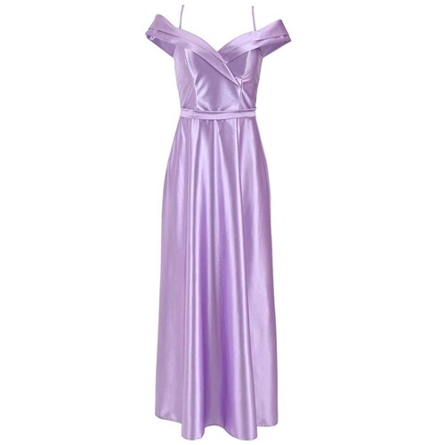 Vestido Largo 5075 Pink Gallery con Solapa