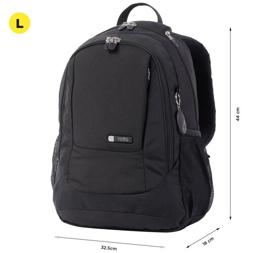Mochila Krimmler Totto Negro Totto