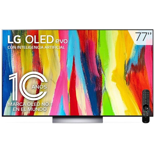 Pantalla LG 77" Oled 4K Ai Thinq Oled77C2Psa