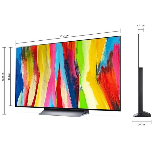 Pantalla LG 77" Oled 4K Ai Thinq Oled77C2Psa