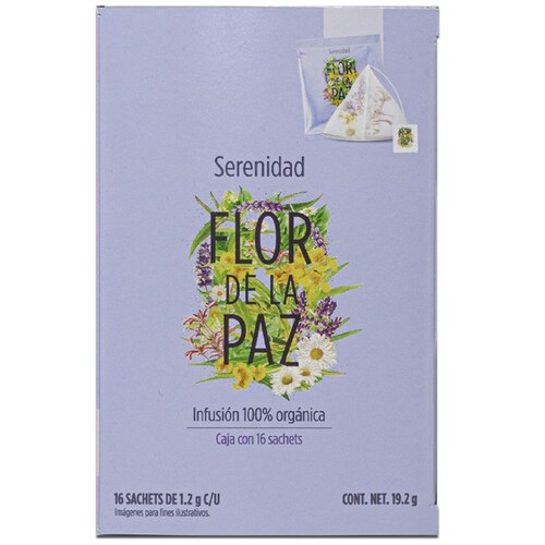  Té Flor de la Paz Serenidad Caja 16 Sachets