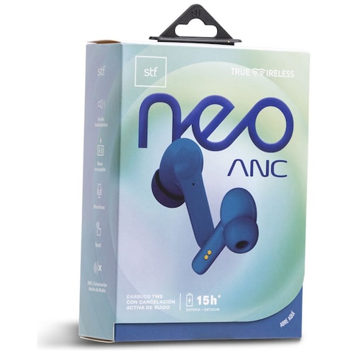 Audífonos Inalámbricos Stf Neo Anc Earbuds Azul