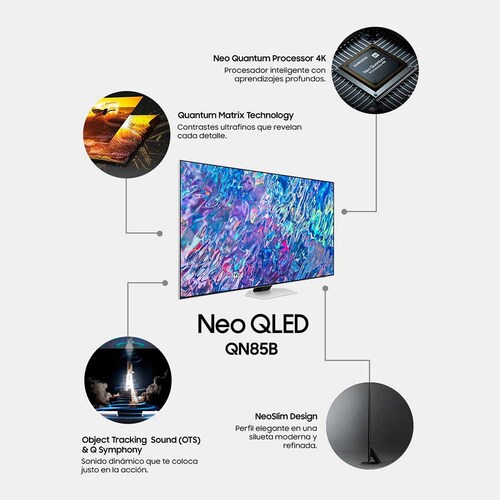 Pantalla Samsung 75" Neo Qled 4K Qn75Qn85Bafxzx