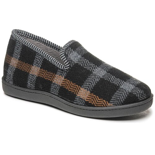 Pantuflas Abiertas Negro Roal para Hombre