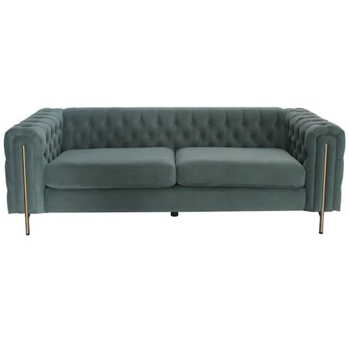Sofá Chesterfield Velvet Bluegrass Vintage Home