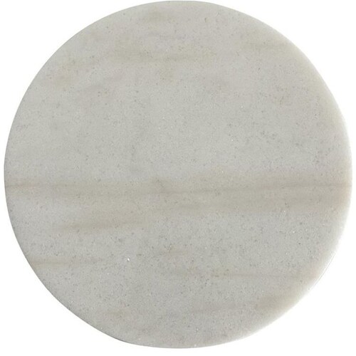 Mesa de Acento Marble Iza White Vintage Home