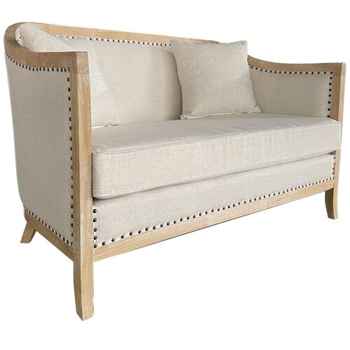 Loveseat French Ivory Vintage Home