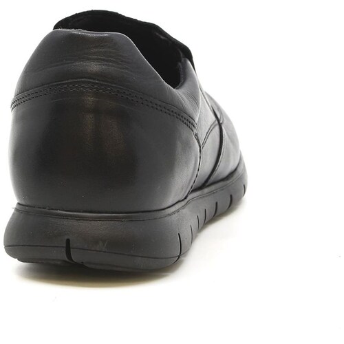 Calzado en Piel Negro Polinas para Hombre