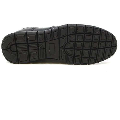 Calzado en Piel Negro Polinas para Hombre