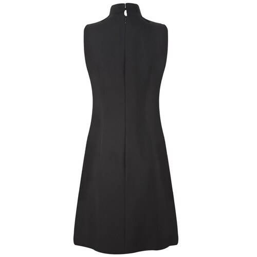 Vestido Basel Manga Sin Mangas Cuello Mao Diseño: Estilo Oriental