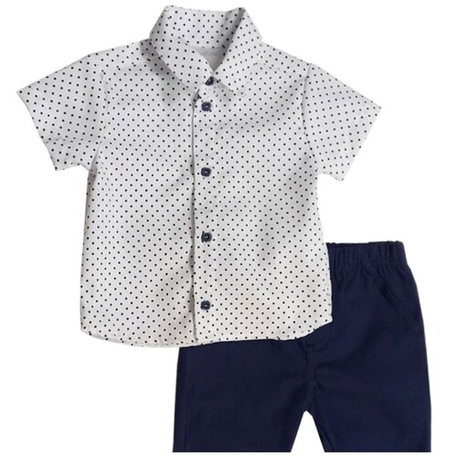 Conjunto para Bebé de 2 Piezas Camisa Y Pantalón Coccolato