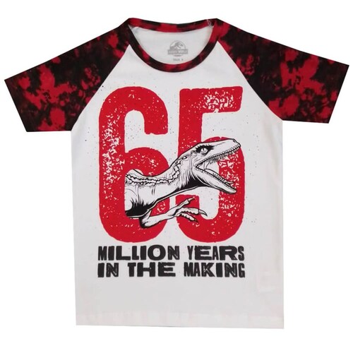Playera para Niño Manga Corta con Estampado Jurassic World