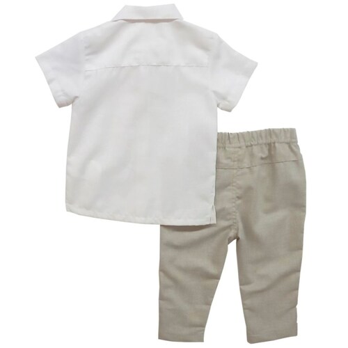 Conjunto para Bebé de 2 Piezas Guayabera Y Pantalón Coccolato