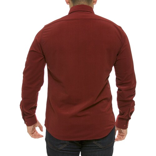 Camisa Sport Manga Larga Pana para Hombre J. Opus