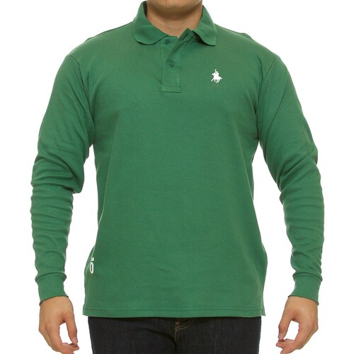 Playera Polo Sport Manga Larga Bloques para Hombre Polo Club