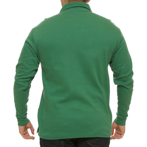 Playera Polo Sport Manga Larga Bloques para Hombre Polo Club