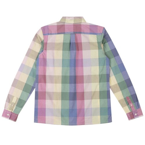 Camisa para Bebé Manga Larga a Cuadros Jeanious