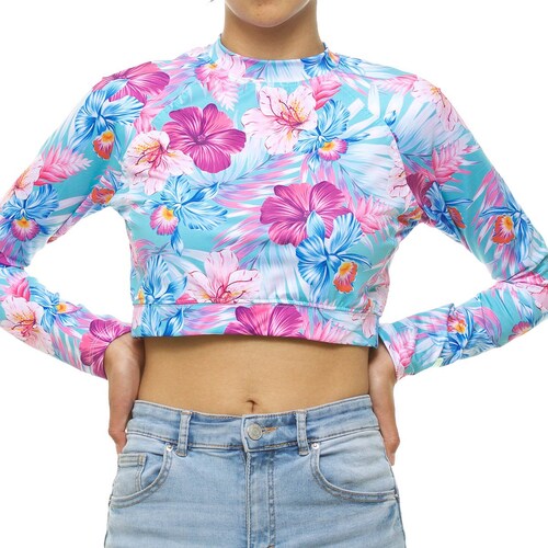 Playera Corta Manga Larga para Dama Skysoul