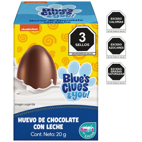 Huevo Chocolate Sorpresa Pistas de Blue Grezon