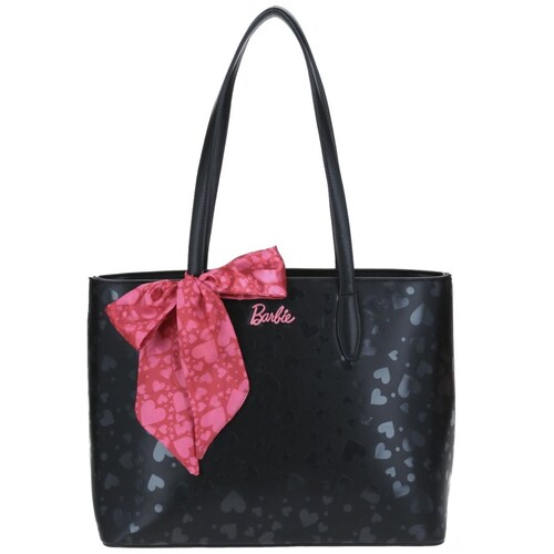 Bolso Tote de Dama Barbie X Gorett Color Negro