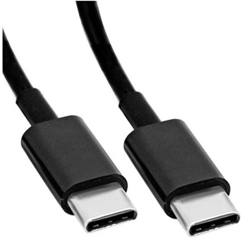 Cable Motorola Tipo C a Tipo C Negro 1M