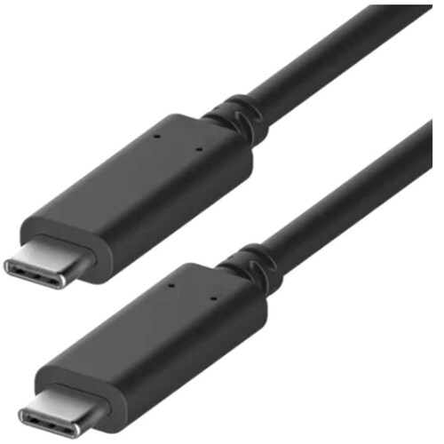 Cable Motorola Tipo C a Tipo C Negro 1M