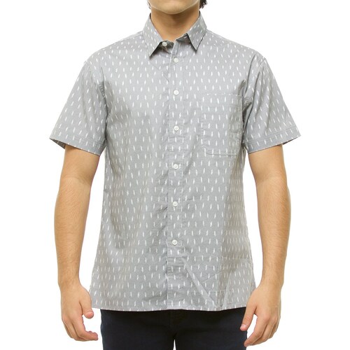 Camisa Casual Manga Corta Estampada para Hombre Fukka