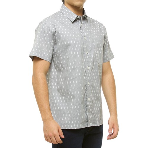 Camisa Casual Manga Corta Estampada para Hombre Fukka