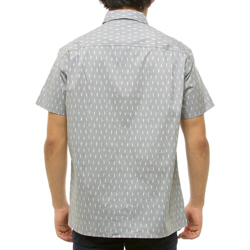 Camisa Casual Manga Corta Estampada para Hombre Fukka
