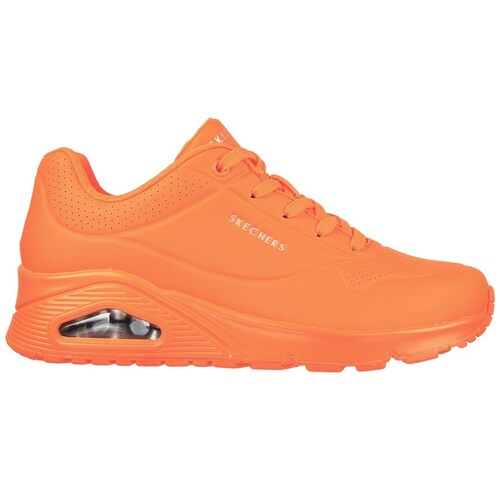 Tenis con Capsula de Aire Naranja Skechers