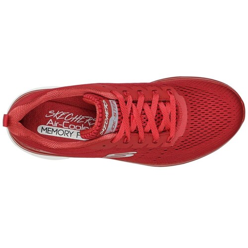 Tenis Deportivo Rojo Skechers