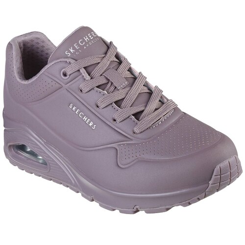Tenis con Capsula de Aire Morado Skechers