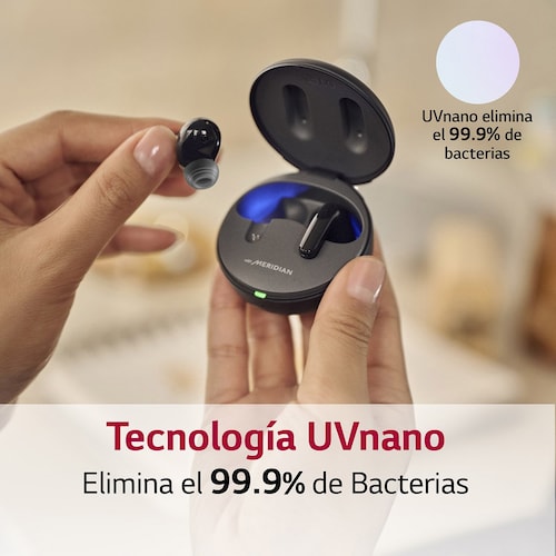 Audífonos LG Tone Free T90 Inalámbricos Dolby Atmos con Plug & Wireless y Anc Negro