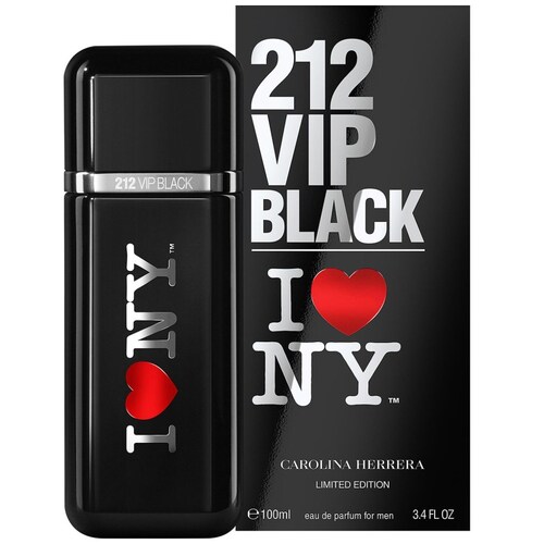Fragancia para Hombre Carolina Herrera 212 Vip Black I Love Ny Eau de Parfum 100Ml