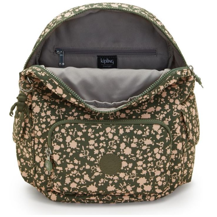 Mochila City Pack S Fresh Floral Kipling