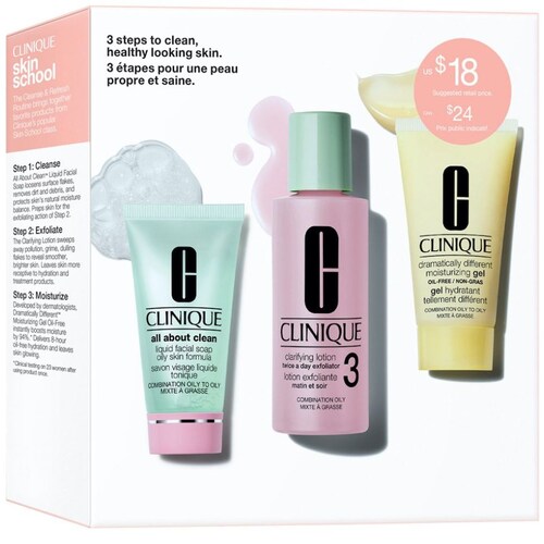 Clinique Mini Kits 3 Pasos Piel Grasa a Mixta