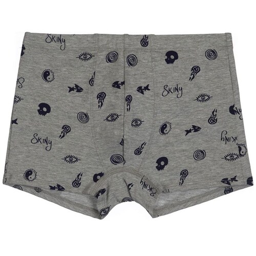 Set para Niños de 2 Boxer Camuflaje Y Signos Skinny