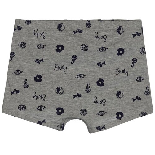 Set para Niños de 2 Boxer Camuflaje Y Signos Skinny
