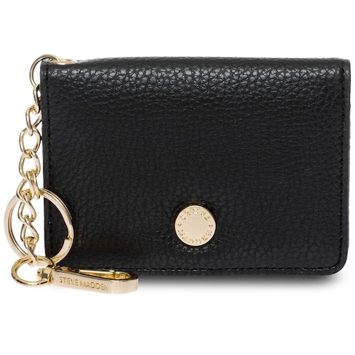 Bolsa Steve Madden Card Case Color Negro Estilo Bfold Blkfa