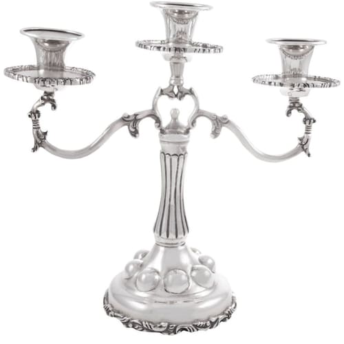 Candelero 3 Rayado 880 Gramos - Plata Ley .925 Sanborns