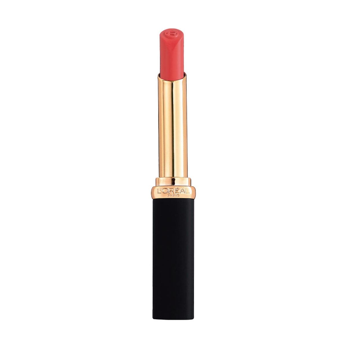 L'Oréal Paris Lipstick Color Riche Intense Volume Matte Con Ácido Hialuróico Tono 633 Le Rosy Confident image number 4