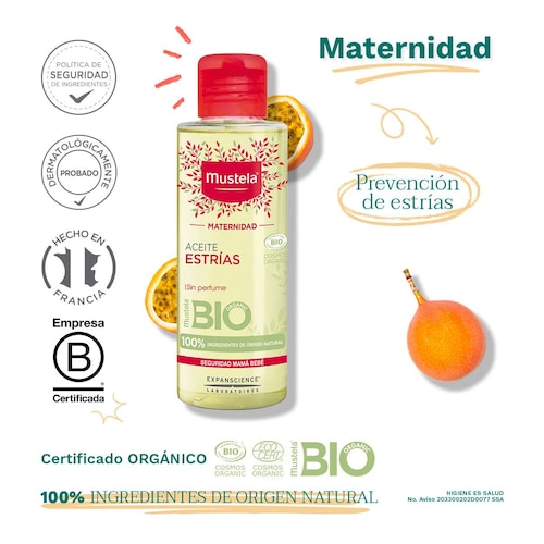Mustela Aceite Prevención Estrías 105Ml