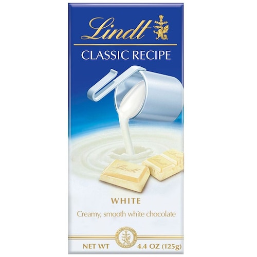 Barra de Chocolate Blanco Classic Recipe 125 G Lindt