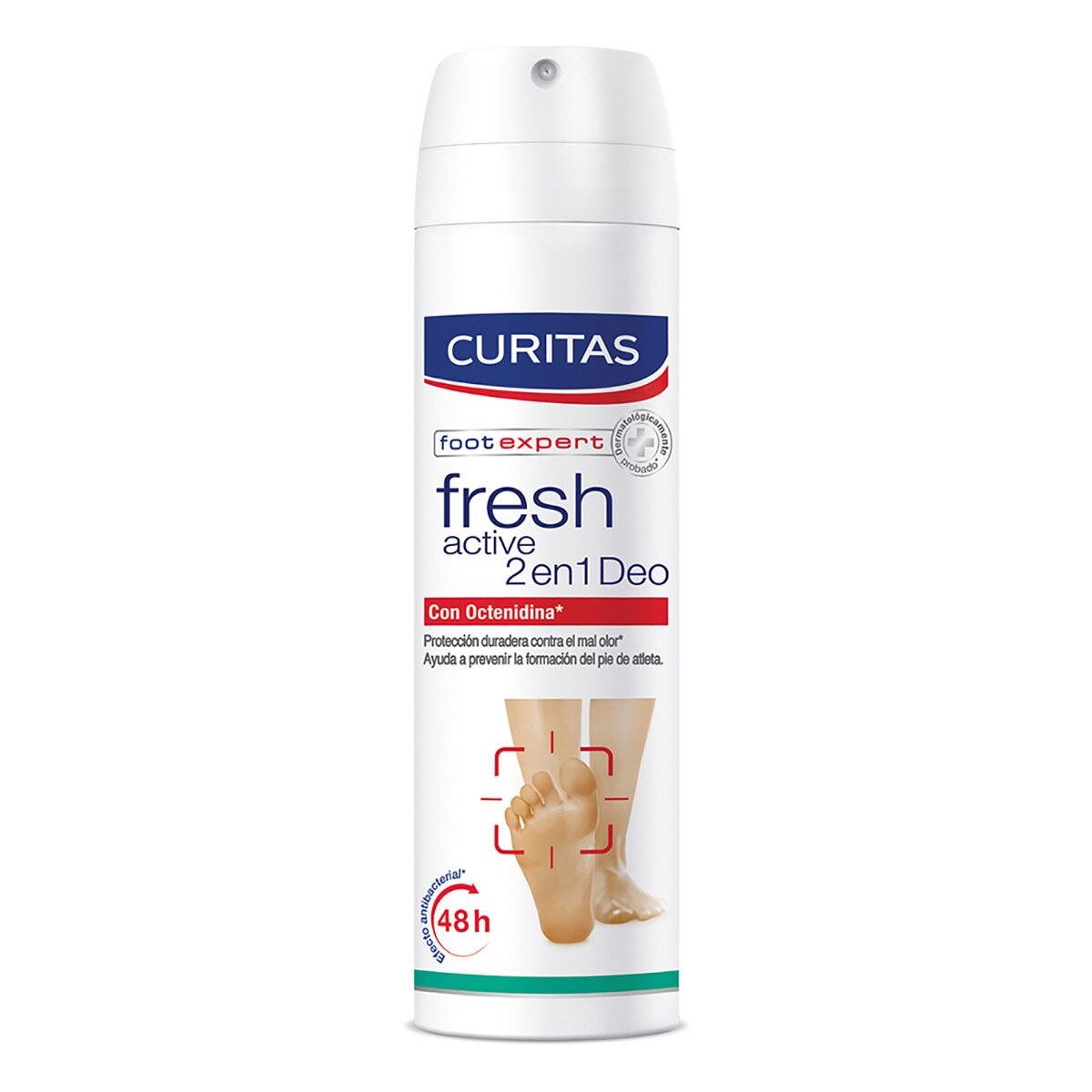 Desodorante Spray Pies Fresh Acti 150 ml image number 0