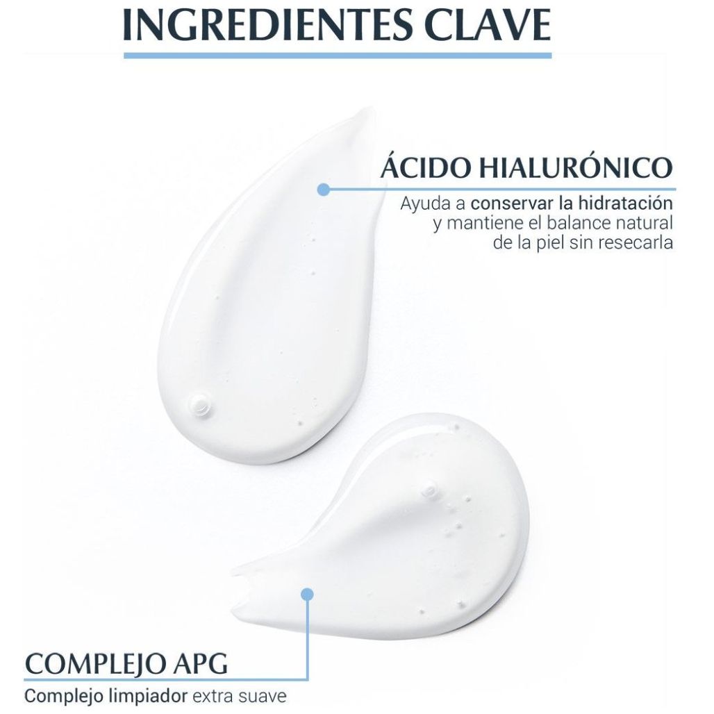 Eucerin Dermatoclean Hyaluron Gel Limpiador Facial Piel Normal a Mixta 200 ml image number 2