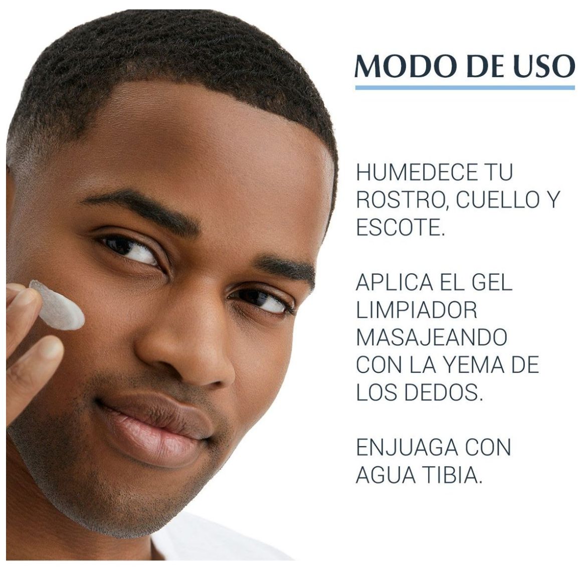 Eucerin Dermatoclean Hyaluron Gel Limpiador Facial Piel Normal a Mixta 200 ml image number 3