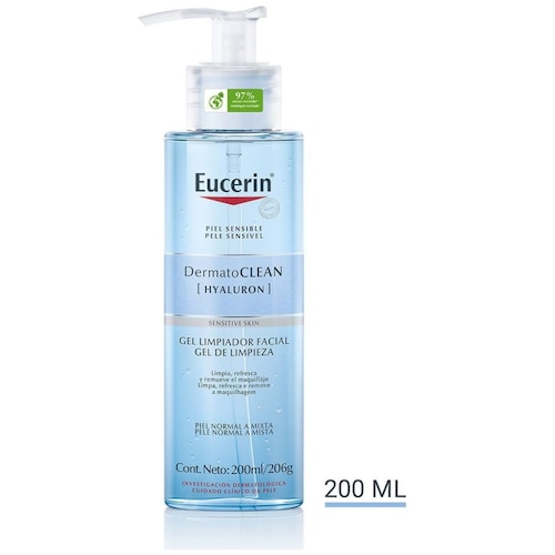 Dermatoclean Gel Limpiador Facial 200Ml Eucerin