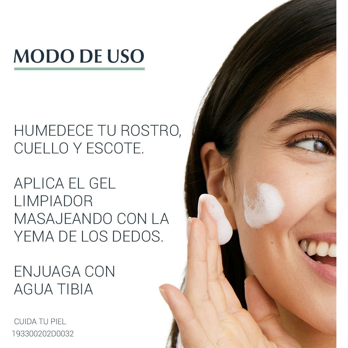 Eucerin Dermo Pure Oil Control Gel Limpiador Facial Piel Grasa 200 ml image number 3