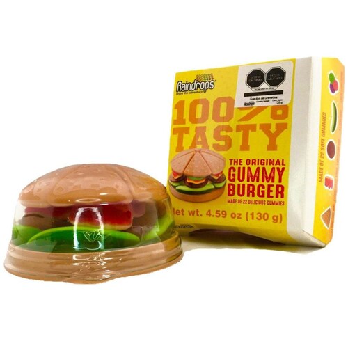 Gummy Hamburger Raindrops