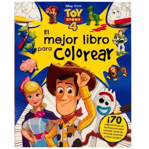 Mejor Libro para Colorear de Toy Story 4